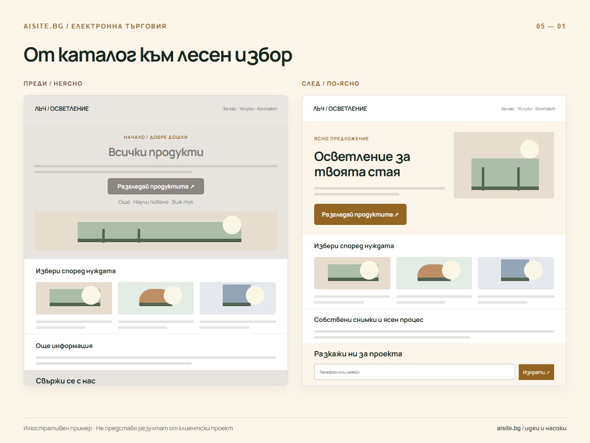 От каталог към лесен избор. Всички продукти; Осветление за твоята стая.