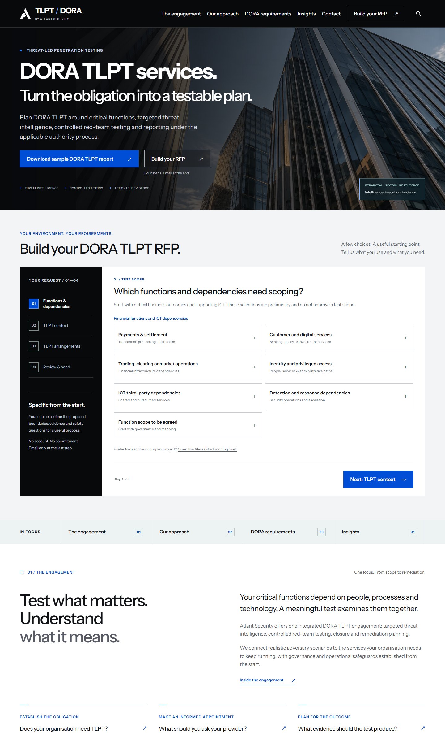 DORA TLPT — изглед на публичния сайт tlptdora.com